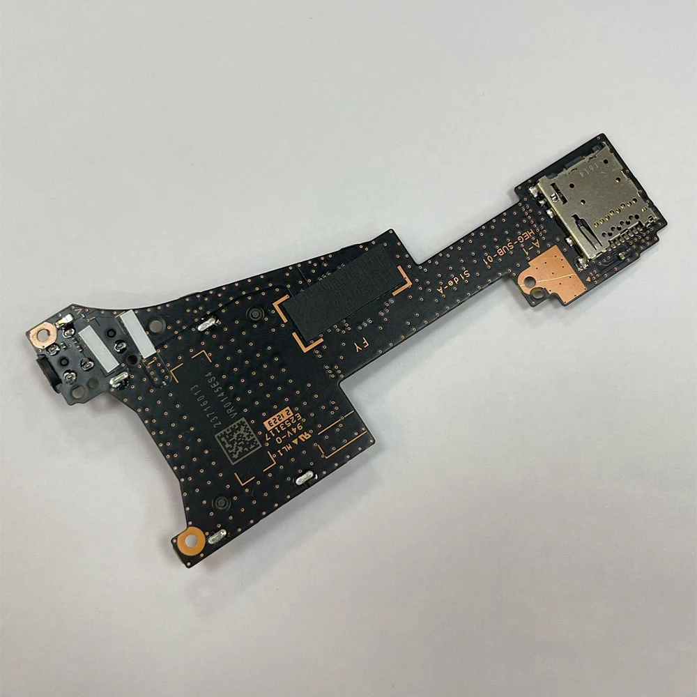 מקורי Micro-SD חריץ כרטיס TF שקע לוח מתג OLED קונסולת משחק חריץ כרטיס הקורא עם אוזניות אודיו ג ' ק שקע לוח התמונה 1
