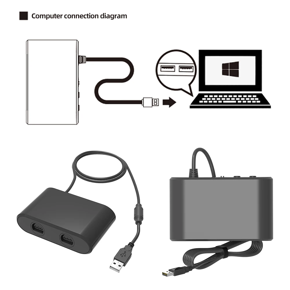 N64 בקר מתאם תמיכה טורבו USB ממיר לא לפגר בקר אלחוטי מסוג USB Adapter Plug and Play עבור הבורר/OLED מודל התמונה 2