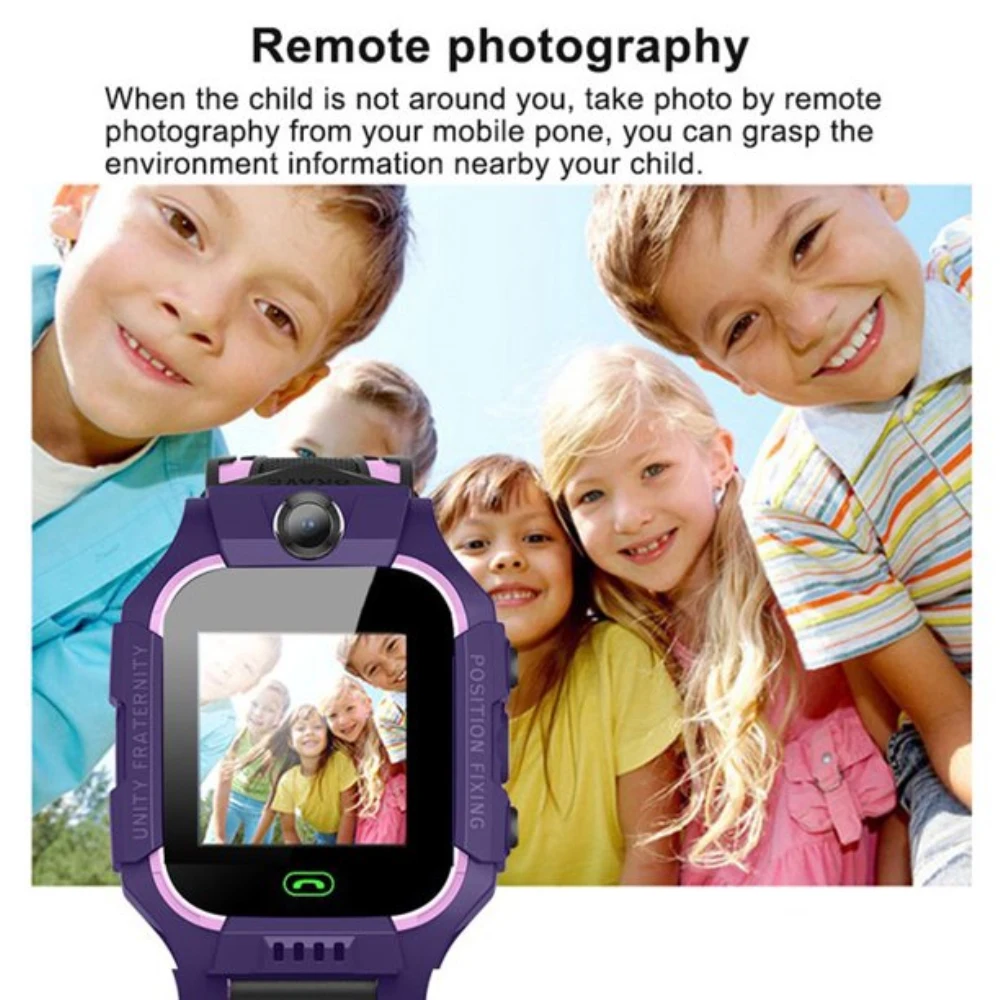 הילדים של שעון חכם SOS בטלפון לצפות Smartwatch לילדים עם 2G כרטיס ה Sim-צילום עמיד למים IP67 ילדים מתנה עבור IOS אנדרואיד התמונה 3