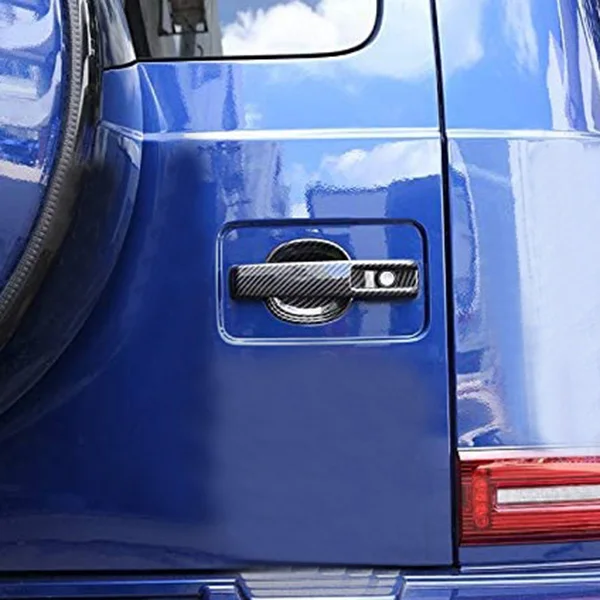 הרכב סיבי פחמן החיצוני ידית הדלת לקצץ כיסוי עבור מרצדס G-Class W463 W464 G65 G55 G63 G500 G550 2019-2020 התמונה 3