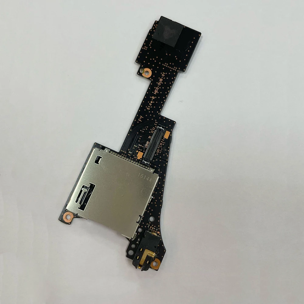 מקורי Micro-SD חריץ כרטיס TF שקע לוח מתג OLED קונסולת משחק חריץ כרטיס הקורא עם אוזניות אודיו ג ' ק שקע לוח התמונה 3