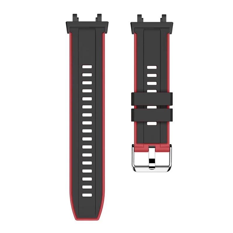כפול צבע סיליקון רצועה על Huami Amazfit טי רקס 2 שעון חכם הלהקה להחליף את הצמיד עבור Xiaomi Amazfit טי-רקס Pro Trex קוראה התמונה 4