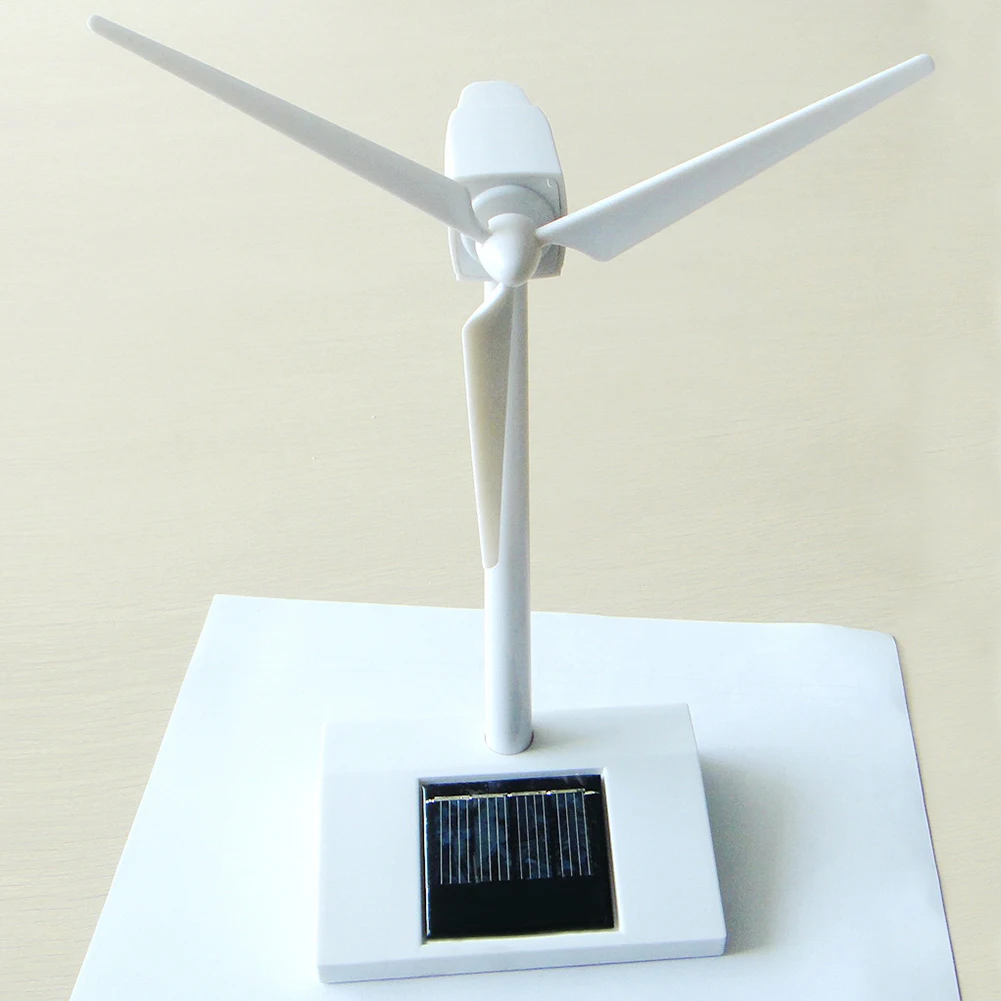 אנרגית שמש טחנת הרוח בניית מודל הערכה משקל 3D טחנת הרוח המודל החינוכי ידידותיות לסביבה, חיסכון באנרגיה לילדים מתנה התמונה 5