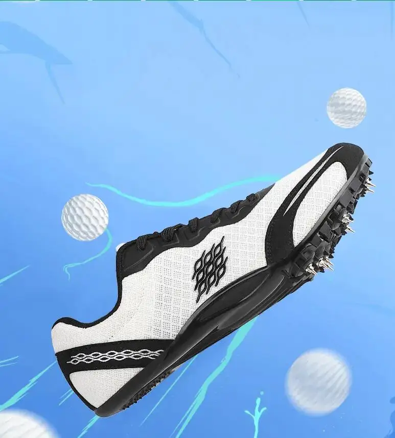 חדש יוניסקס לעקוב אחר בתחום נעלי גברים, נשים, קוצים נעלי ספורט ספורטאי אימון ריצה קל מירוץ התאמה ספייק נעלי ספורט התמונה 5