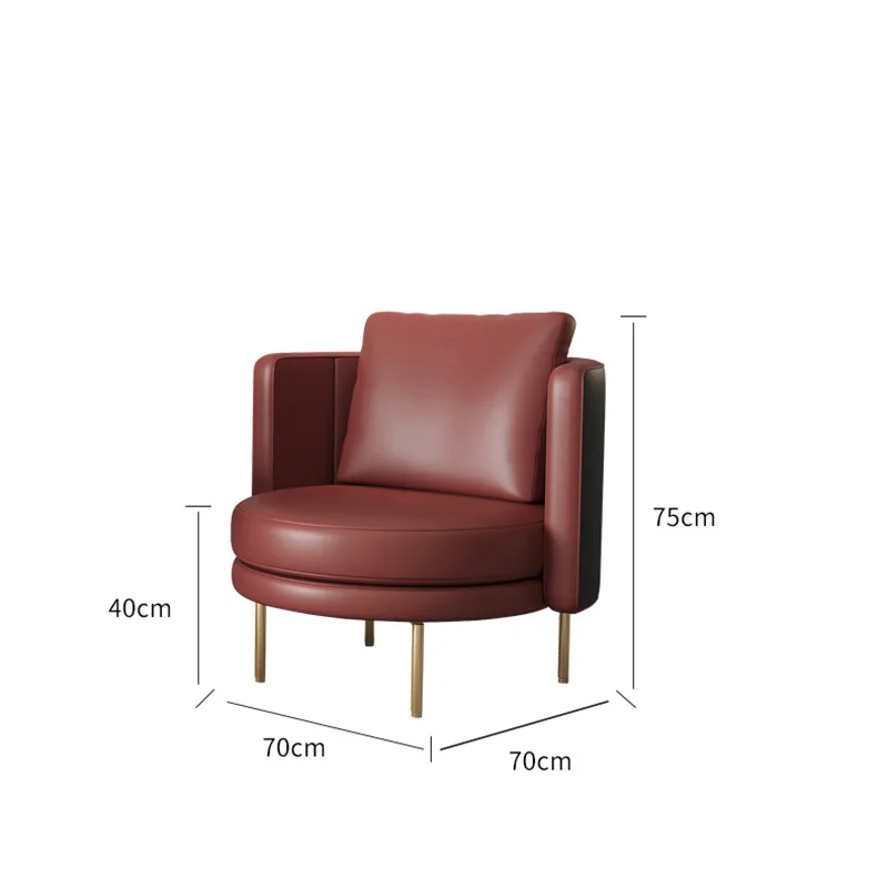 יוקרה המסתובב בסלון כיסאות קומה יהירות המשרד סלון מעצב כורסה לחדר השינה לקרוא ספה Fauteuil ריהוט הבית התמונה 5