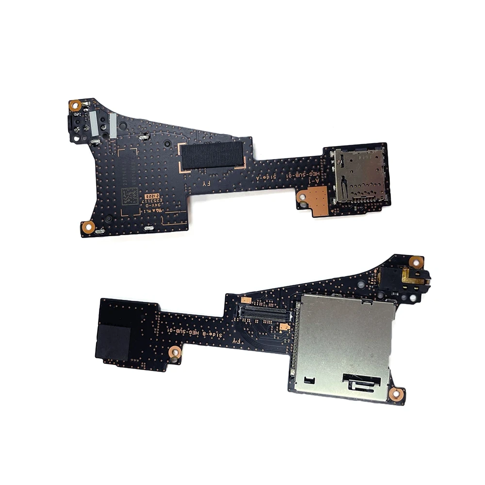 מקורי Micro-SD חריץ כרטיס TF שקע לוח מתג OLED קונסולת משחק חריץ כרטיס הקורא עם אוזניות אודיו ג ' ק שקע לוח התמונה 5