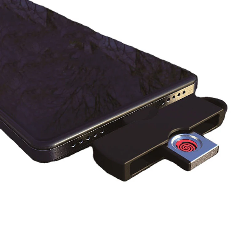 נוח מיני מטוסים על הסיפון מיני מצית טלפון נייד USB מוטבע מצית סוג C-USB מיקרו מצית מתנה. התמונה 5